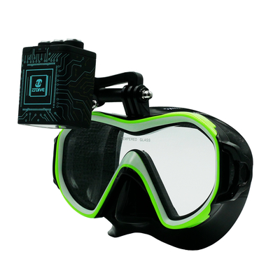 Diving Mask HUD With Data Diaplay，Scuba Diving Computer Instrument